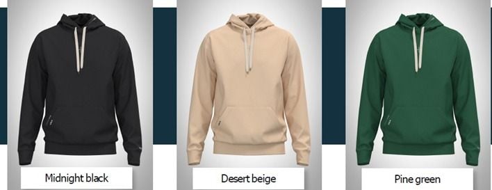Colores Disponibles:  Beige, Negro, Verde.