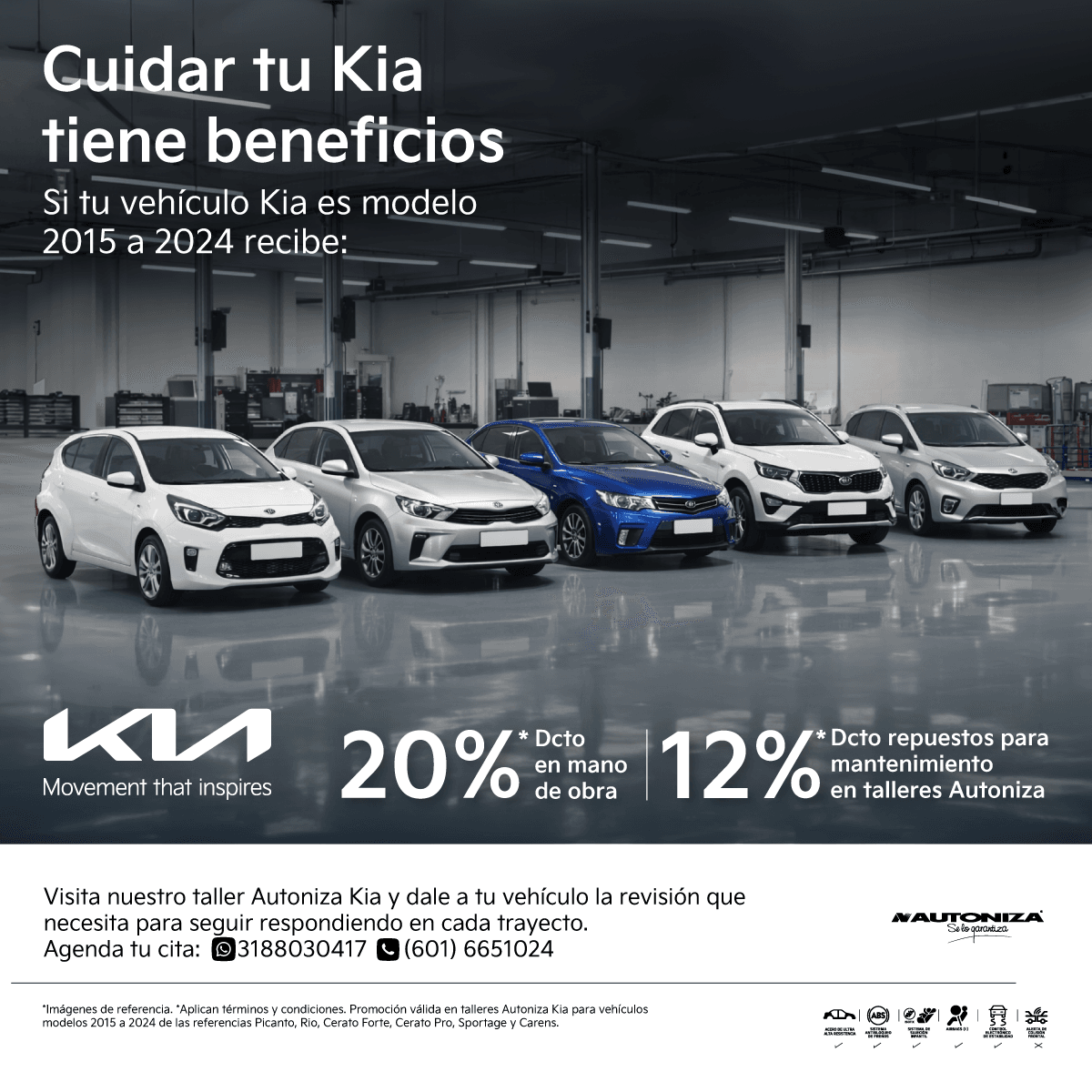 Cuidar tu Kia tiene beneficios