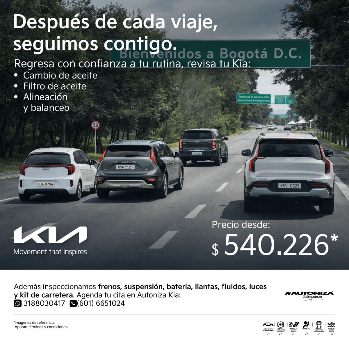 Después de cada viaje, seguimos contigo