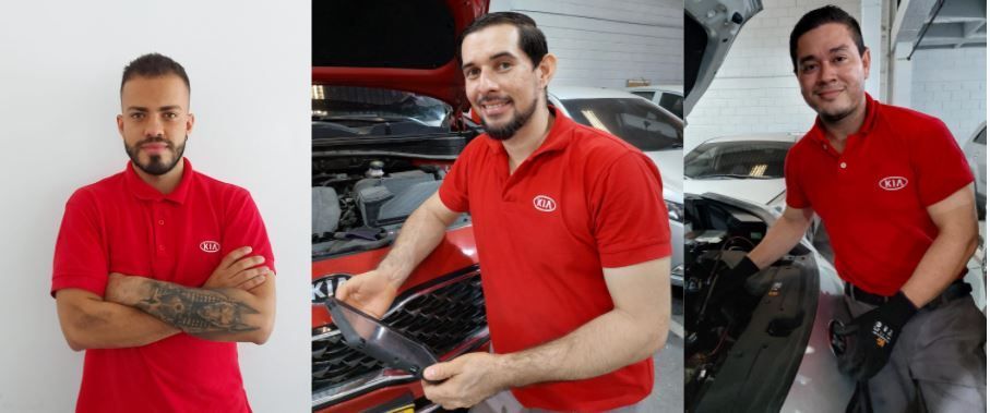 Técnicos colombianos ganadores del Kia CSA Digital Skill Cup